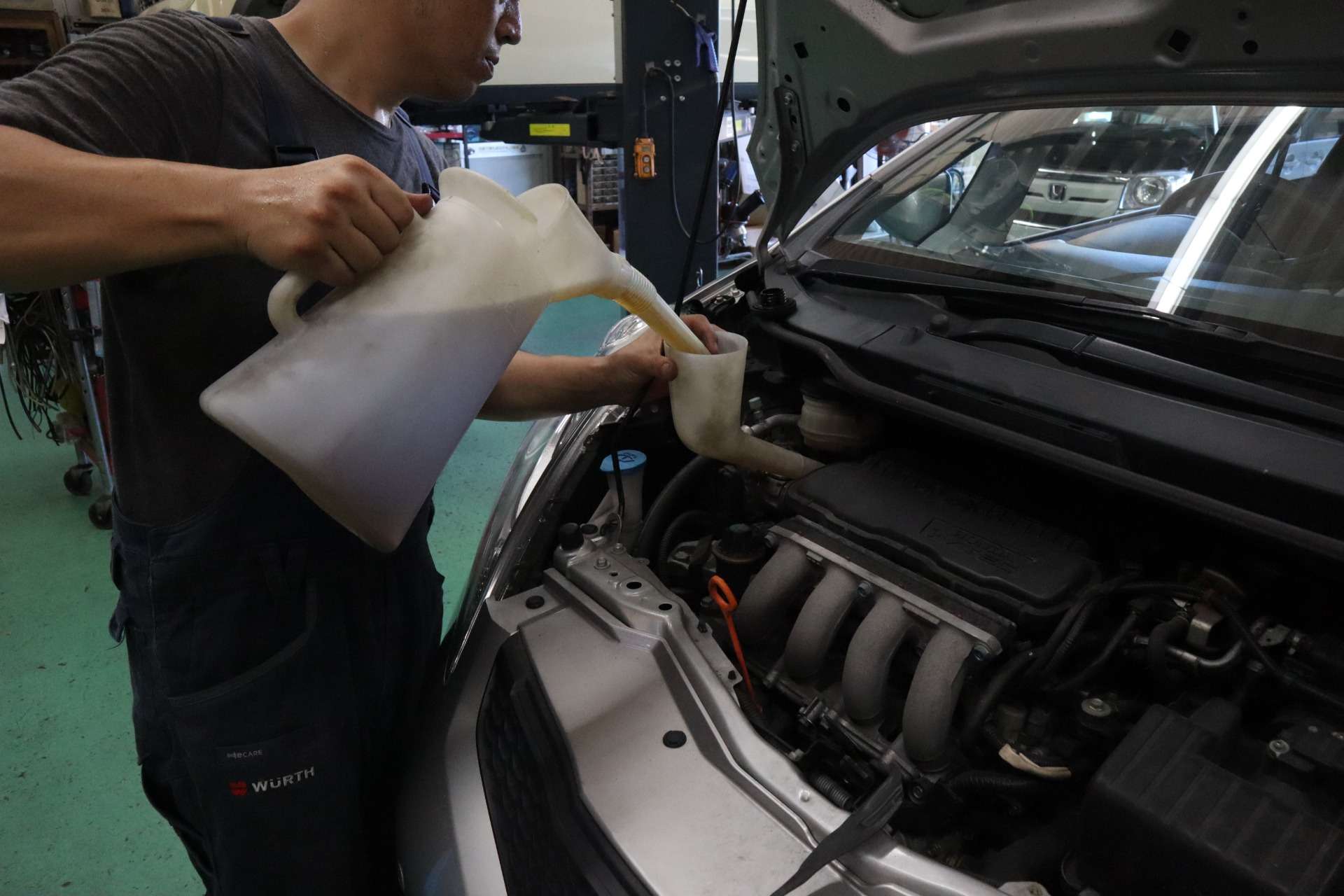 日々のメンテナンスはオイル交換から